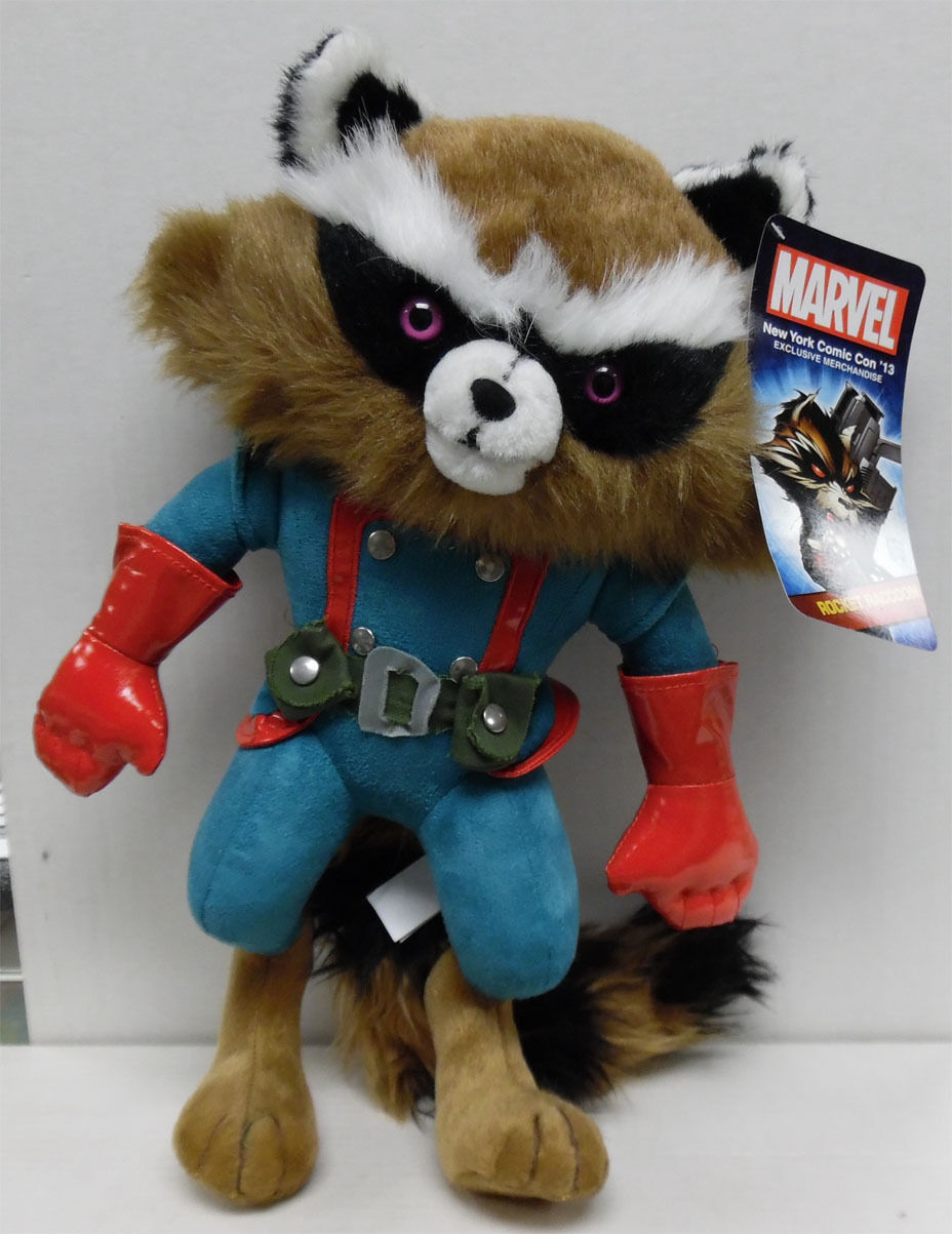 Rocket Raccoon Plush Doll New York Comic Con 2013 LTD 1000 Rare